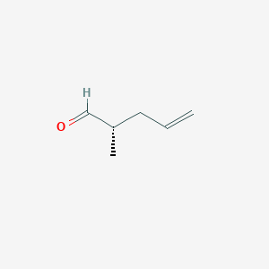 molecular formula C6H10O B8439779 (2S)-2-methyl-4-pentenal CAS No. 61866-32-8