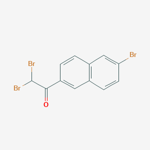 2,2-Dibromo-1-(6-bromonaphthalen-2-yl)ethanone