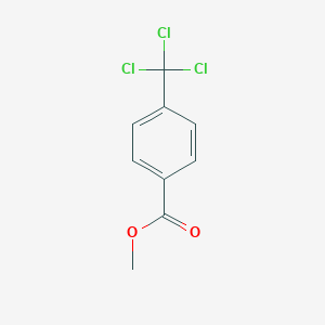 molecular formula C9H7Cl3O2 B084398 Methyl 4-(trichloromethyl)benzoate CAS No. 14815-87-3