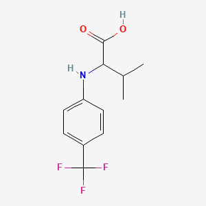 2-(4-Trifluoromethylphenylamino)-3-methylbutanoic acid