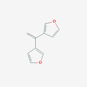 molecular formula C10H8O2 B8439854 1,1-Di(3-furyl)ethylene 