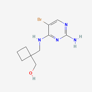 (1-(((2-Amino-5-bromo-4-pyrimidinyl)amino)methyl)cyclobutyl)methanol