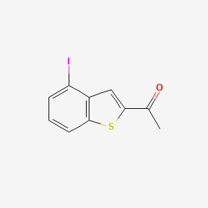 molecular formula C10H7IOS B8439891 2-Acetyl-4-iodo benzo[b]thiophene 