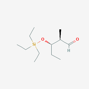 molecular formula C12H26O2Si B8439923 (2R,3S)-2-methyl-3-[(triethylsilyl)oxy]pentanal 
