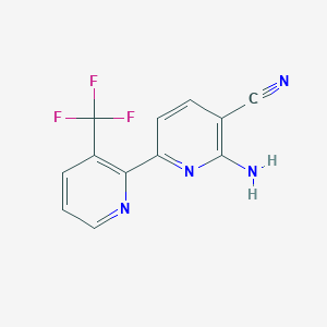 6-Amino-3'-trifluoromethyl[2,2']bipyridinyl-5-carbonitrile