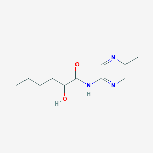 2-hydroxy-N-(5-methylpyrazin-2-yl)hexanamide