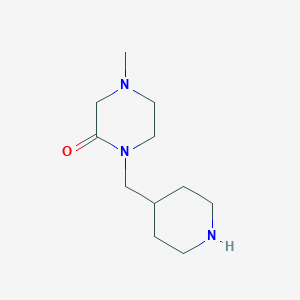 4-Methyl-1-(piperidin-4-ylmethyl)piperazin-2-one