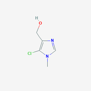 molecular formula C5H7ClN2O B8440089 (5-chloro-1-methyl-1H-imidazol-4-yl)methanol 