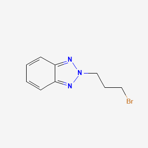 molecular formula C9H10BrN3 B8440093 2-(3-Bromopropyl)-2h-benzotriazole 