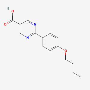 2-(4-Butyloxyphenyl)-5-pyrimidinecarboxylic acid