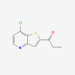 1-(7-Chlorothieno[3,2-b]pyridin-2-yl)propan-1-one