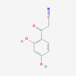 molecular formula C9H7NO3 B8440135 2,4-Dihydroxybenzoyl acetonitrile 