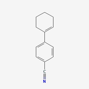 molecular formula C13H13N B8440157 4-(1-Cyclohexenyl)benzonitrile 