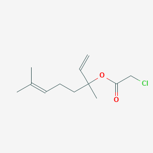 molecular formula C12H19ClO2 B8440158 Linalyl chloroacetate 