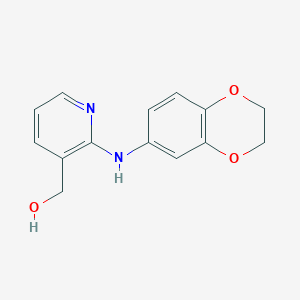 2-(2,3-Dihydrobenzo[b][1,4]dioxin-6-yl)amino-3-pyridinylmethanol