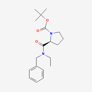 molecular formula C19H28N2O3 B8440212 Boc-Pro-NEtBn 