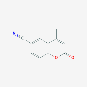 molecular formula C11H7NO2 B8440226 4-methyl-2-oxo-2H-chromene-6-carbonitrile 
