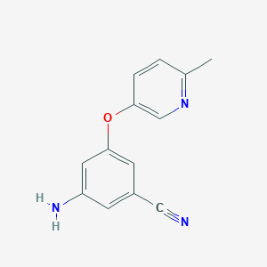 3-Amino-5-(6-methylpyridin-3yloxy)benzonitrile