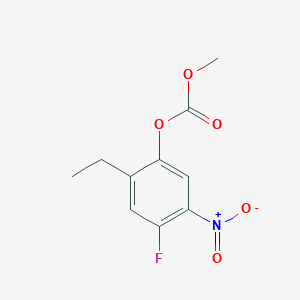 2-Ethyl-4-fluoro-5-nitrophenyl methyl carbonate