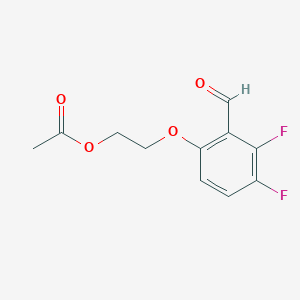 6-(2-Acetyloxyethoxy)-2,3-difluorobenzaldehyde