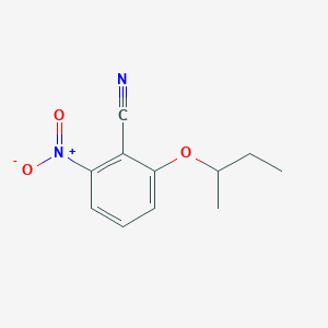 molecular formula C11H12N2O3 B8440338 2-Sec-butoxy-6-nitrobenzonitrile 