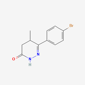6-(p-bromophenyl)-4,5-dihydro-5-methyl-3(2H)-pyridazinone