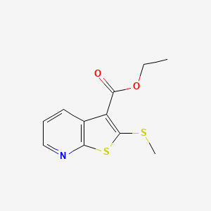 2-Methylsulfanylthieno[2,3-b]pyridine-3-carboxylic Acid Ethyl Ester