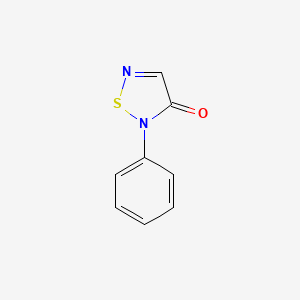 molecular formula C8H6N2OS B8440459 2-Phenyl-1,2,5-thiadiazole-3-one 