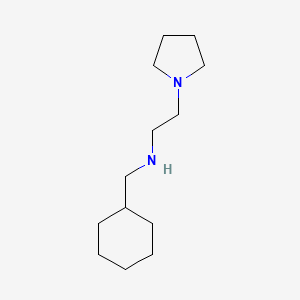 molecular formula C13H26N2 B8440480 (Cyclohexylmethyl)[2-(pyrrolidin-1-yl)ethyl]amine 