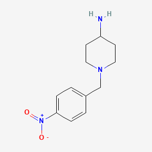 molecular formula C12H17N3O2 B8440561 1-(4-Nitrobenzyl)-piperidin-4-ylamine 