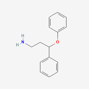 molecular formula C15H17NO B8440625 3-Phenoxy-3-phenylpropylamine CAS No. 48166-95-6