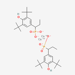 Dicalcium;2,6-ditert-butyl-4-(1-phosphonatopropyl)phenol