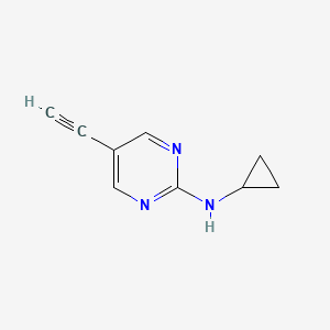 N-cyclopropyl-5-ethynylpyrimidin-2-amine