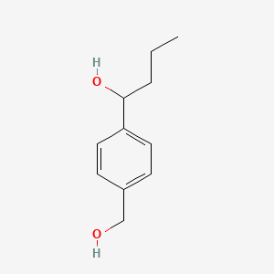 molecular formula C11H16O2 B8440857 1-[4-(Hydroxymethyl)phenyl]butan-1-ol 