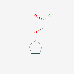 molecular formula C7H11ClO2 B8440914 2-(Cyclopentyloxy)acetyl chloride 