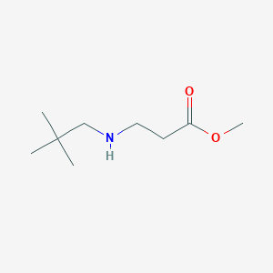 3-(2,2-Dimethyl-propylamino)-propionic acid methyl ester