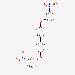 molecular formula C24H16N2O6 B8440999 4,4'-Bis(3-nitrophenoxy)biphenyl 