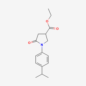 1-(4-Isopropyl-phenyl)-5-oxo-pyrrolidine-3-carboxylic acid ethyl ester