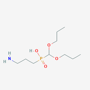 (Dipropoxymethyl)(3-aminopropyl)phosphinic acid