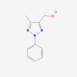 molecular formula C10H11N3O B084412 (5-甲基-2-苯基-2H-1,2,3-三唑-4-基)甲醇 CAS No. 13322-19-5