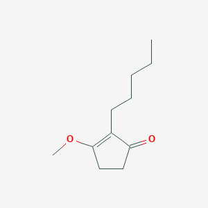 molecular formula C11H18O2 B8441209 2-Pentyl-3-methoxy-2-cyclopentenone 