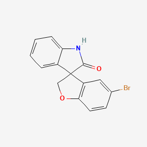 molecular formula C15H10BrNO2 B8441211 5-bromospiro[1-benzofuran-3,3'-indol]-2'(1'H)-one 