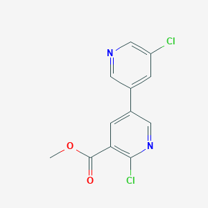 Methyl 5',6-dichloro-[3,3'-bipyridine]-5-carboxylate