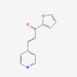 molecular formula C12H9NO2 B8441259 2-Furyl-3-(4-pyridyl)-2-propene-1-one 