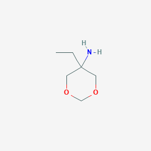 molecular formula C6H13NO2 B8441265 5-Ethyl-5-amino-1,3-dioxane 