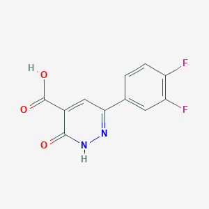 4-carboxy-6-(3,4-difluorophenyl)-2H-pyridazin-3-one