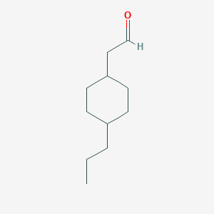 2-((1s,4r)-4-Propylcyclohexyl)acetaldehyde