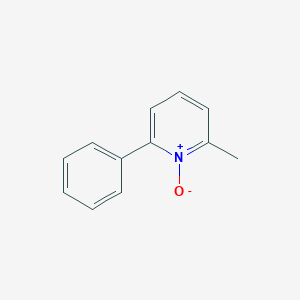 molecular formula C12H11NO B8441356 2-Methyl-6-phenylpyridine 1-oxide 