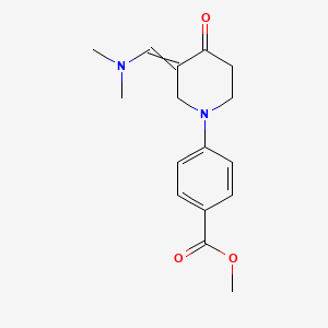 Methyl-4-(3-dimethylaminomethylene-4-oxopiperidin-1-yl)-benzoate