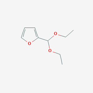 molecular formula C9H14O3 B084415 2-(Diethoxymethyl)furan CAS No. 13529-27-6